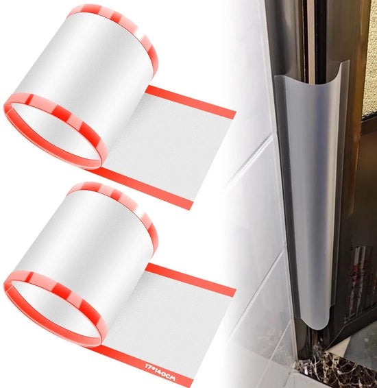 2 porte di sicurezza contro le dita per bambini, 17 x 140 cm porte di sicurezza contro le dita autoadesive, porta di sicurezza contro le dita per asilo nido, classe, camera da letto