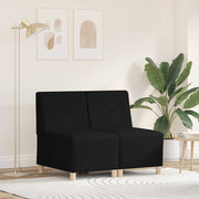 Unità di Divano Modulare Senza Braccioli 2 pcs Nero 3399750
