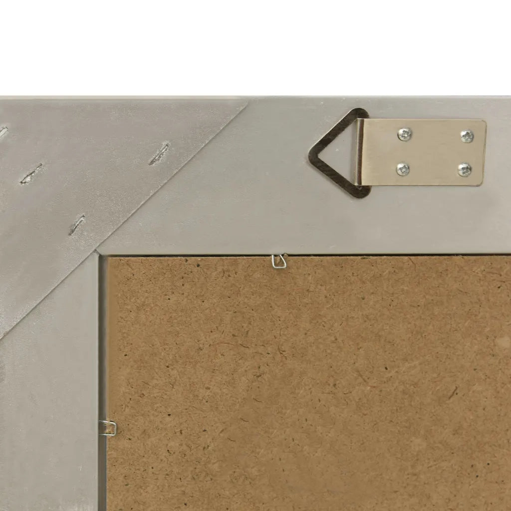 Specchio da Parete | Specchio decorativo Stile Barocco 50x40 cm Argento
