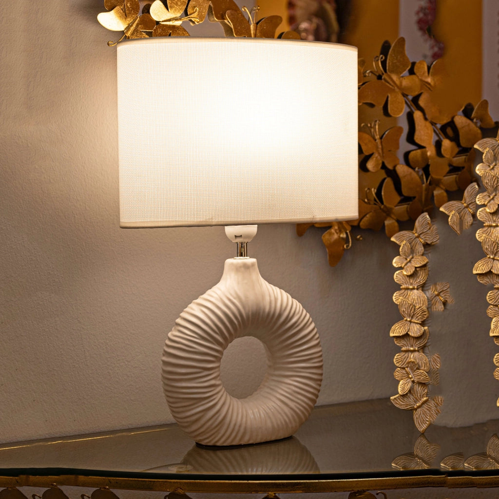 Mirny, Lampada da Tavolo Necessaria 1 Lampadina, Bianco