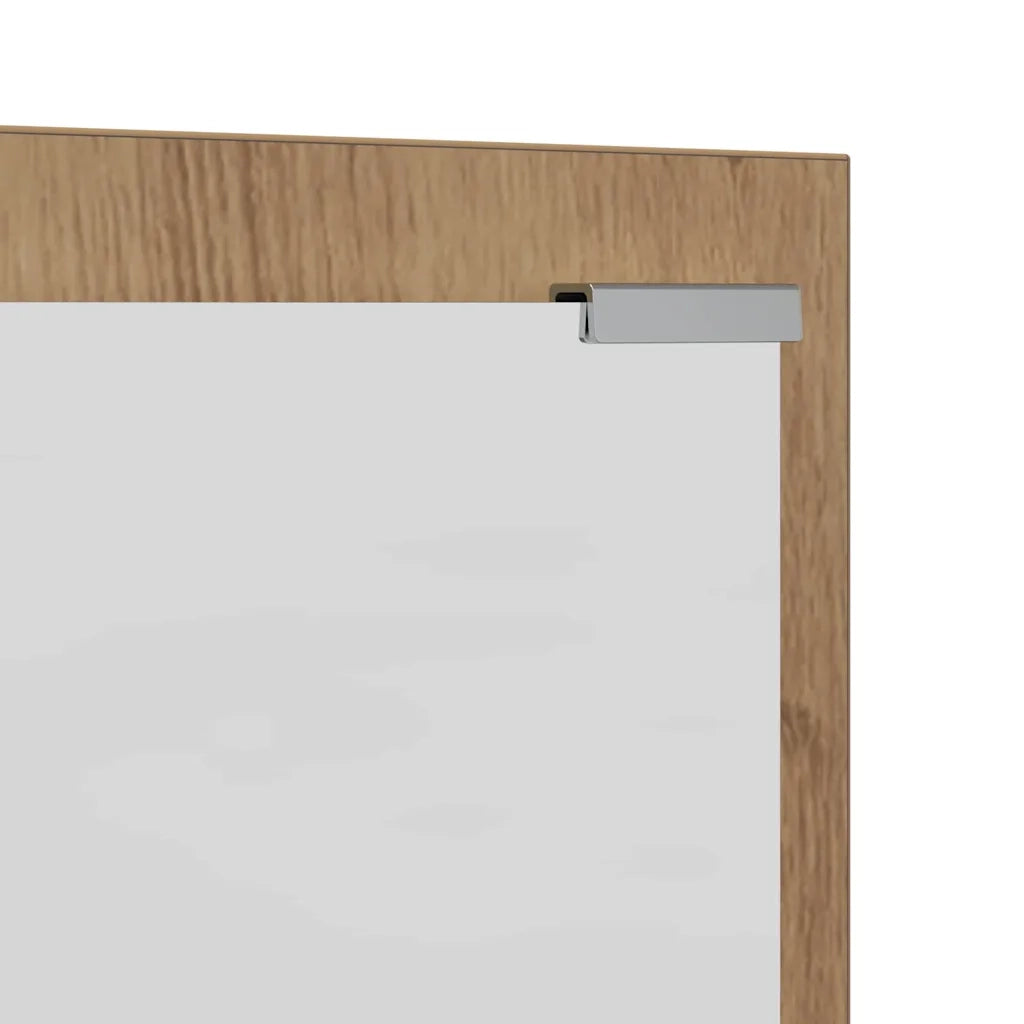 Appendiabiti a muro Rovere artigianale 100 x 10 x 100 cm 874514