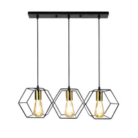 Lampada APP1132-3CP Black Gold