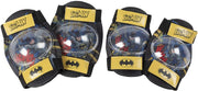 Kit di protezione bici gomitiere ginocchiere bambino Batman uomo pipistrello