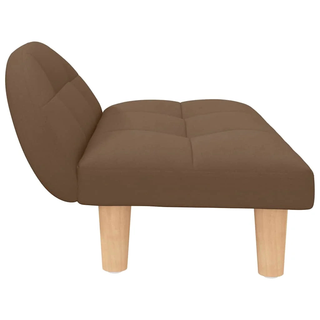 Cuccia per cani a forma di cesto comoda 70 x 52 x 30 cm tessuto marrone 02_0042893