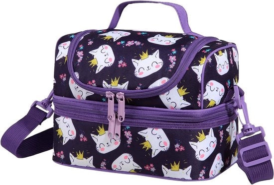 Borsa termica per bambini - Borsa per il cibo rinfrescato - Blu profondo