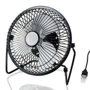 Trade Shop - Ventilatore A Pale Usb In Metallo Silenzioso Potente Da Tavolo Scrivania Per Pc -