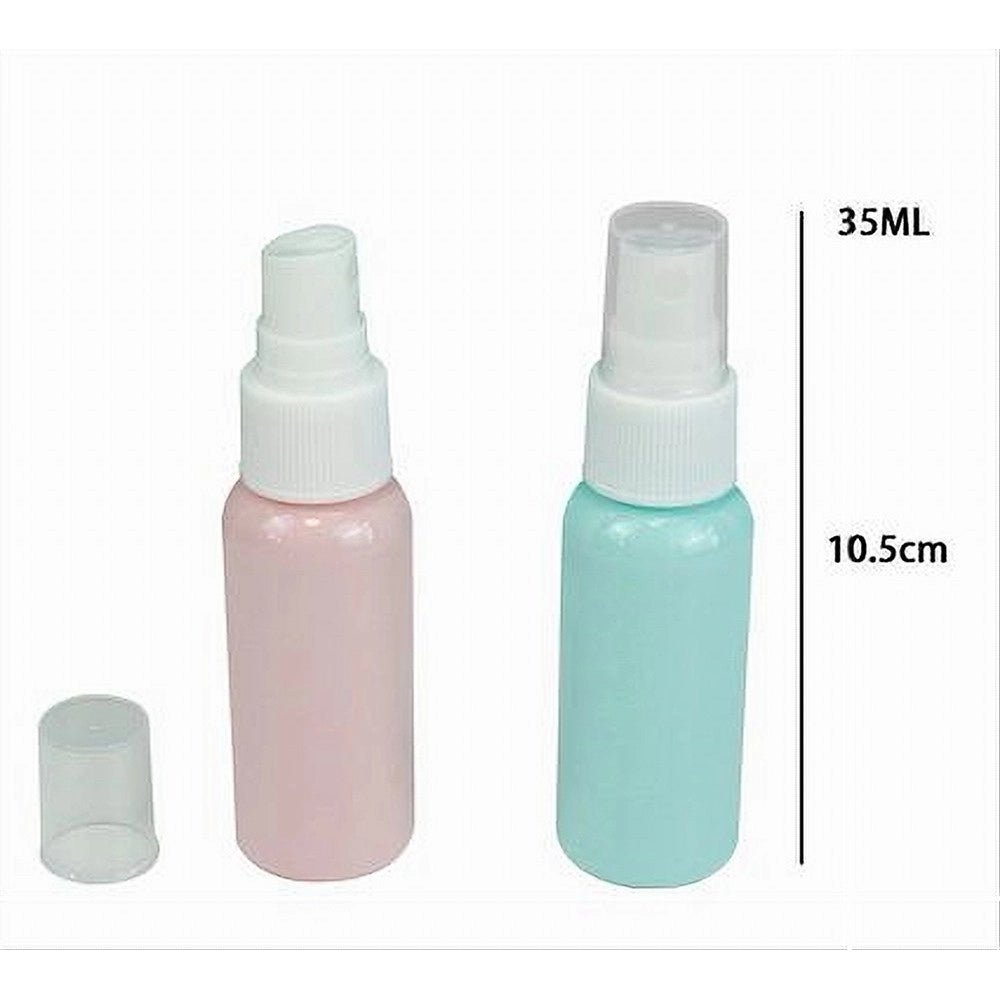 Trade Shop - Set 4 Pz Bottiglia Spray Vuota Boccetta Da Viaggio Lozione Profumo Da 35ml 79373 -