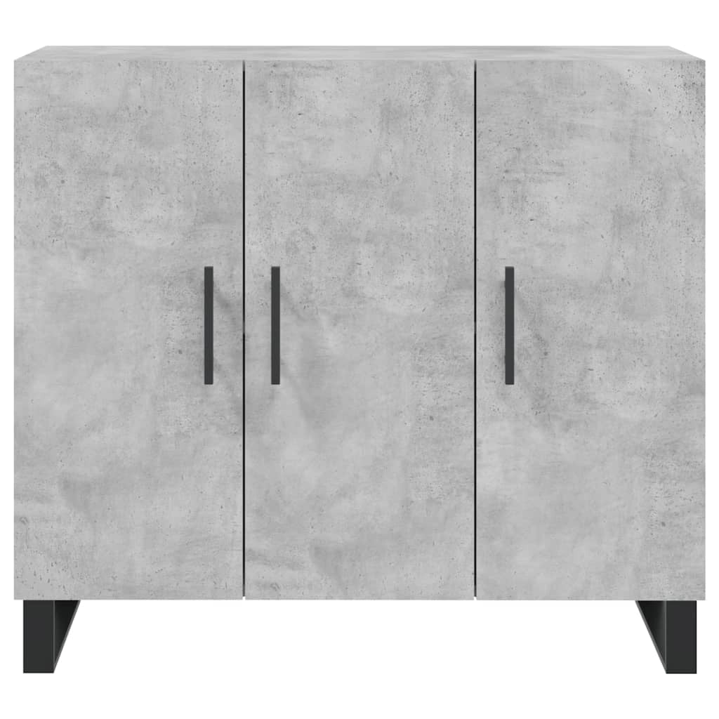 Buffet credenza cassettiera armadio mobile contenitore organizer per cucina soggiorno salotto 90 x 34 x 80 cm legno ingegnerizzato grigio 02_0032115
