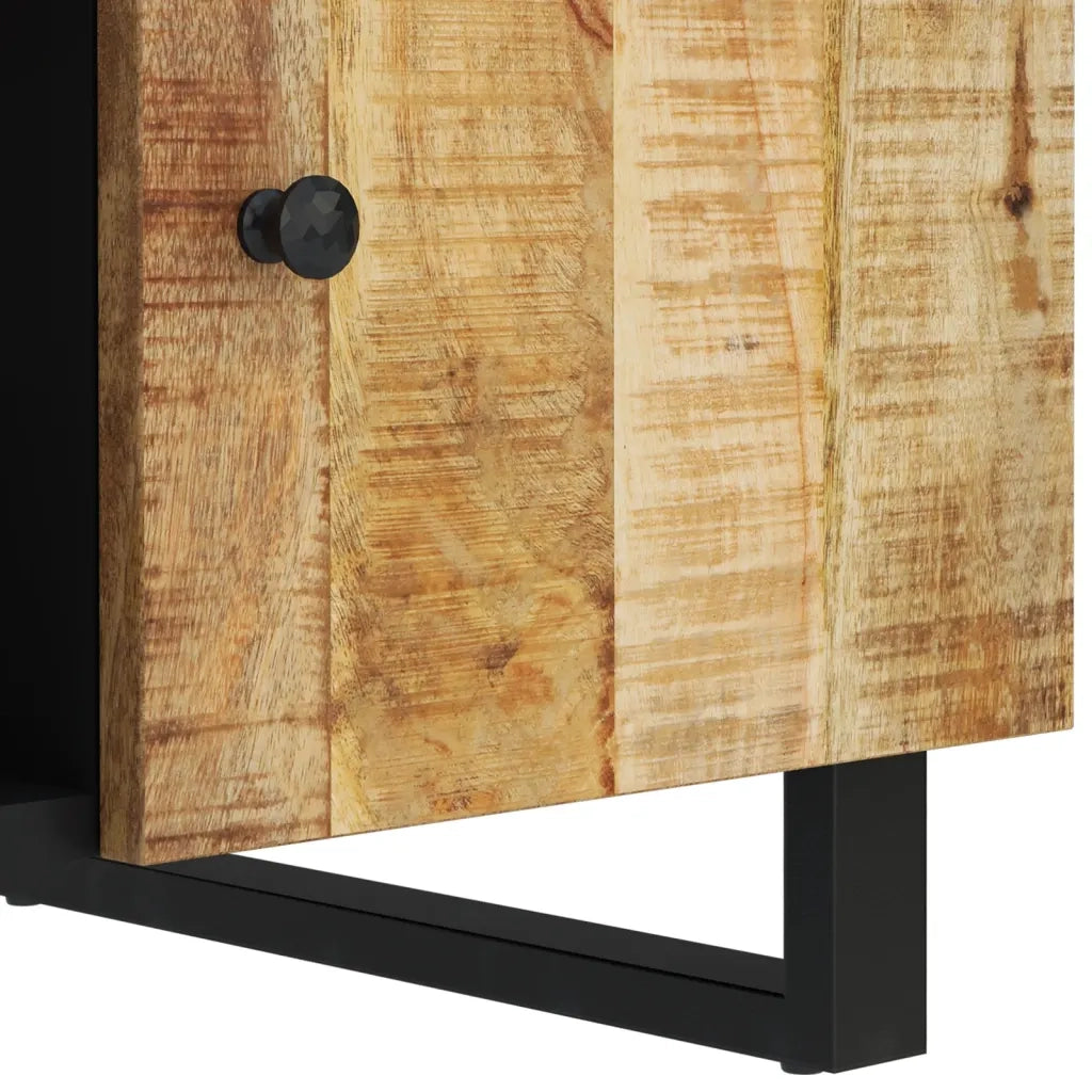 Tavolino da Soggiorno 100x54x40 cm Massello Mango e Multistrato 351950
