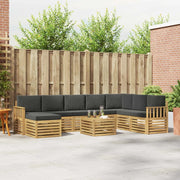 Set divani Legno di Acacia Massello 3392347