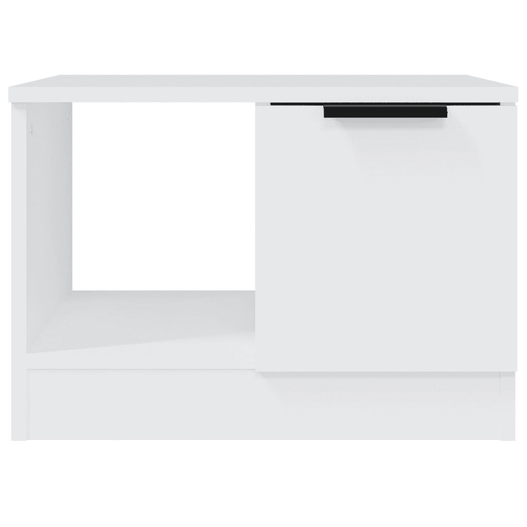 Tavolino da salotto | Tavolino da caff¨¨ | Tavolino da Soggiorno Bianco 50x50x36 cm in Legno Multistrato