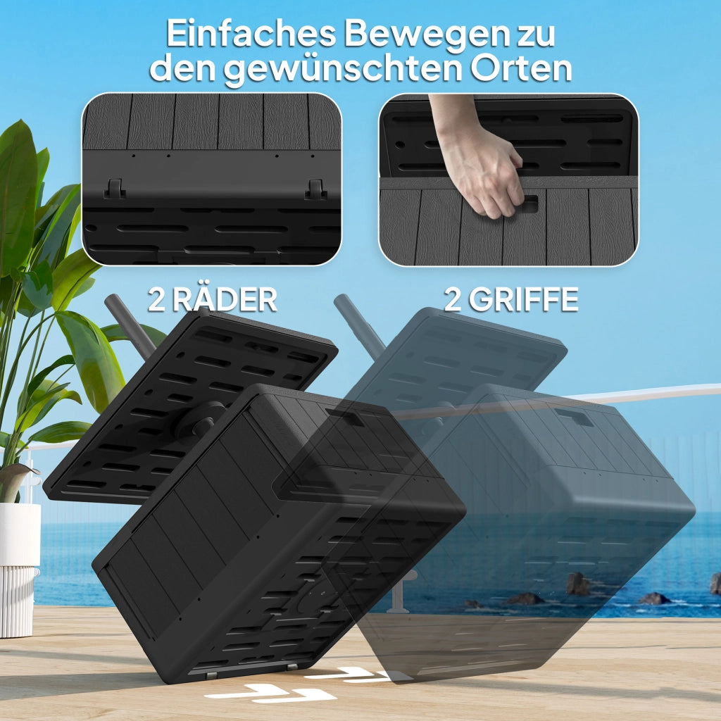 Base per ombrellone con piano ¨C zephmum ¨C nero plastica
