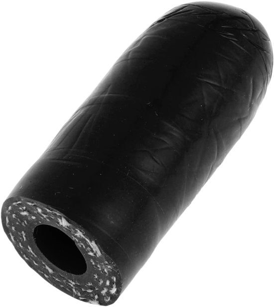 Flessibile di silicone con cappuccio finale - 30 mm Lunghezza - 8 mm Diametro interno - Silicone nero - Cappuccio finale rinforzato - Resistente a temperature elevate - Valvola di chiusura per tubi