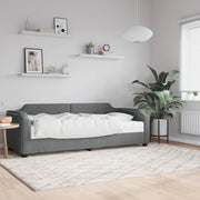 Divano Letto con Materasso Grigio Scuro 100x200 cm in Tessutocod mxl 120850