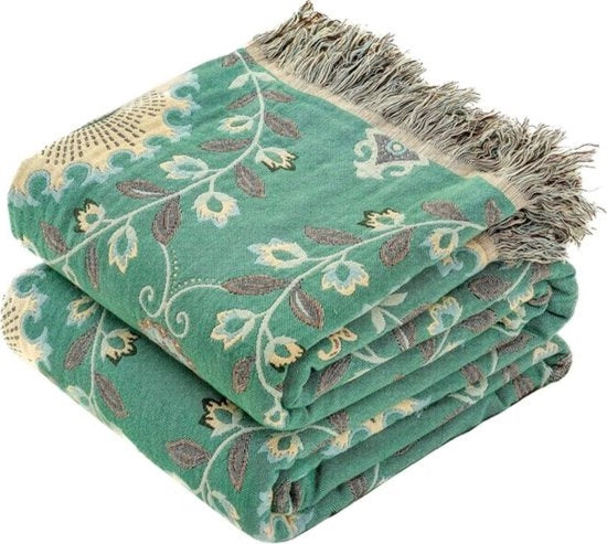 Bedsprei a doppia faccia - 230x250 cm - Coperta di cotone per ogni stagione