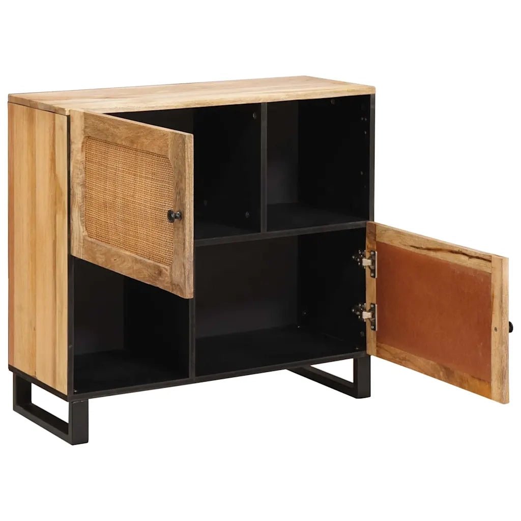 Credenza Marrone 80 x 33 x 75 cm Legno di mango massello 4018071