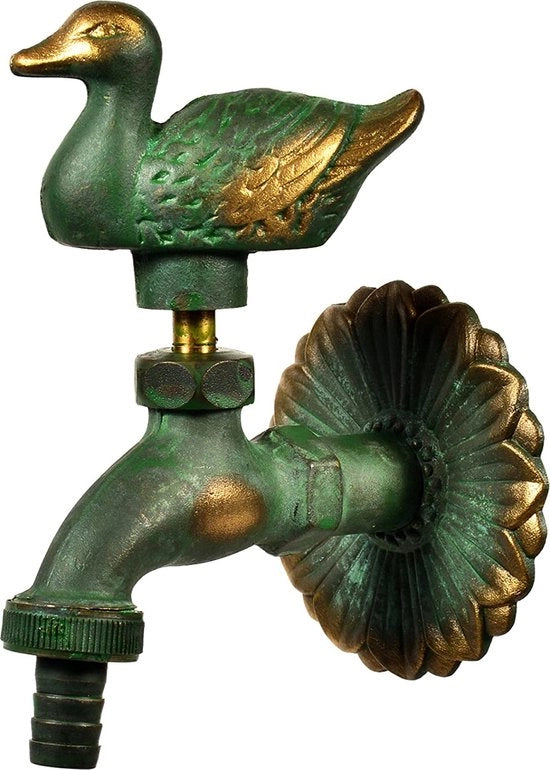 Rubinetto a goccia - Flessibile per giardino - Lavatrice - Regolatore di acqua - Doppia rubinetto per acqua