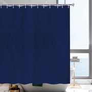 Douchegordijn in poliestere, per vasca da bagno, inclusa pesantezza, lavabile, impermeabile, alta extra, 200 x 220 cm (l x a), blu marino