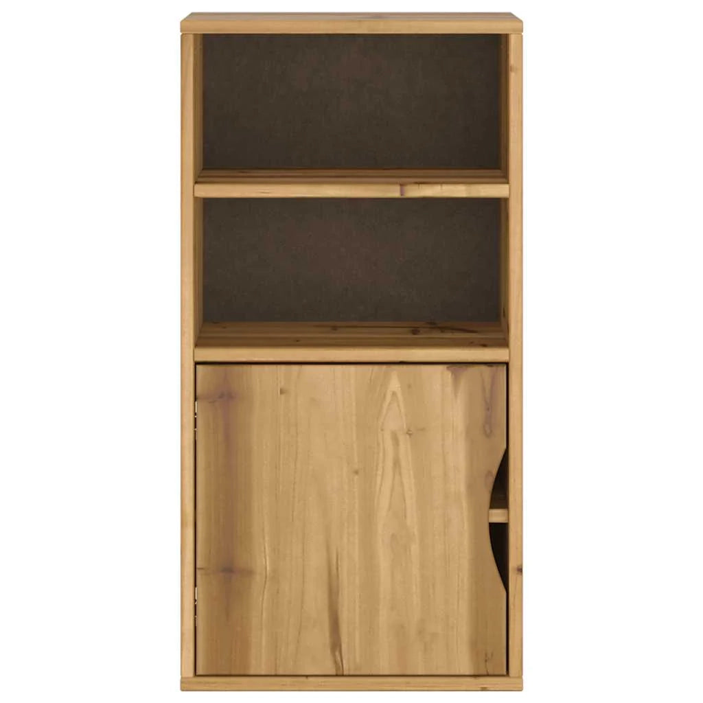 Mobiletto laterale rustico vintage con ripiani aperti 40 x 24 x 79 cm legno di pino massello 02_0058042