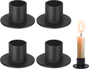 Sostegno per candele - Sedia per candele - 4 pezzi - Maniglie di metallo - per decorazione di matrimonio, festa e San Valentino - Materiale: metallo - Pannello per candele - Sostegno per candele - Creativo - decorazione di Natale