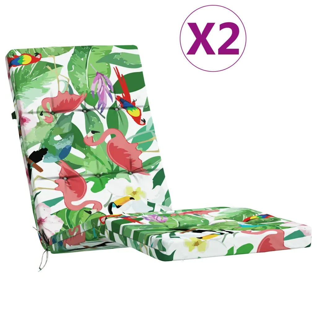 Cuscini per Sedia a Sdraio 2pz Multicolore in Tessuto Oxfordcod mxl 118380
