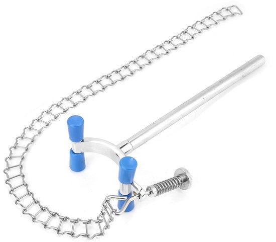 Manicotto di accoppiamento in acciaio inossidabile - Rivestimento per oggetti cilindrici - Apparecchiatura chimica - Morsa - Resistente allo shock - Regolabile - Supporto per laboratorio