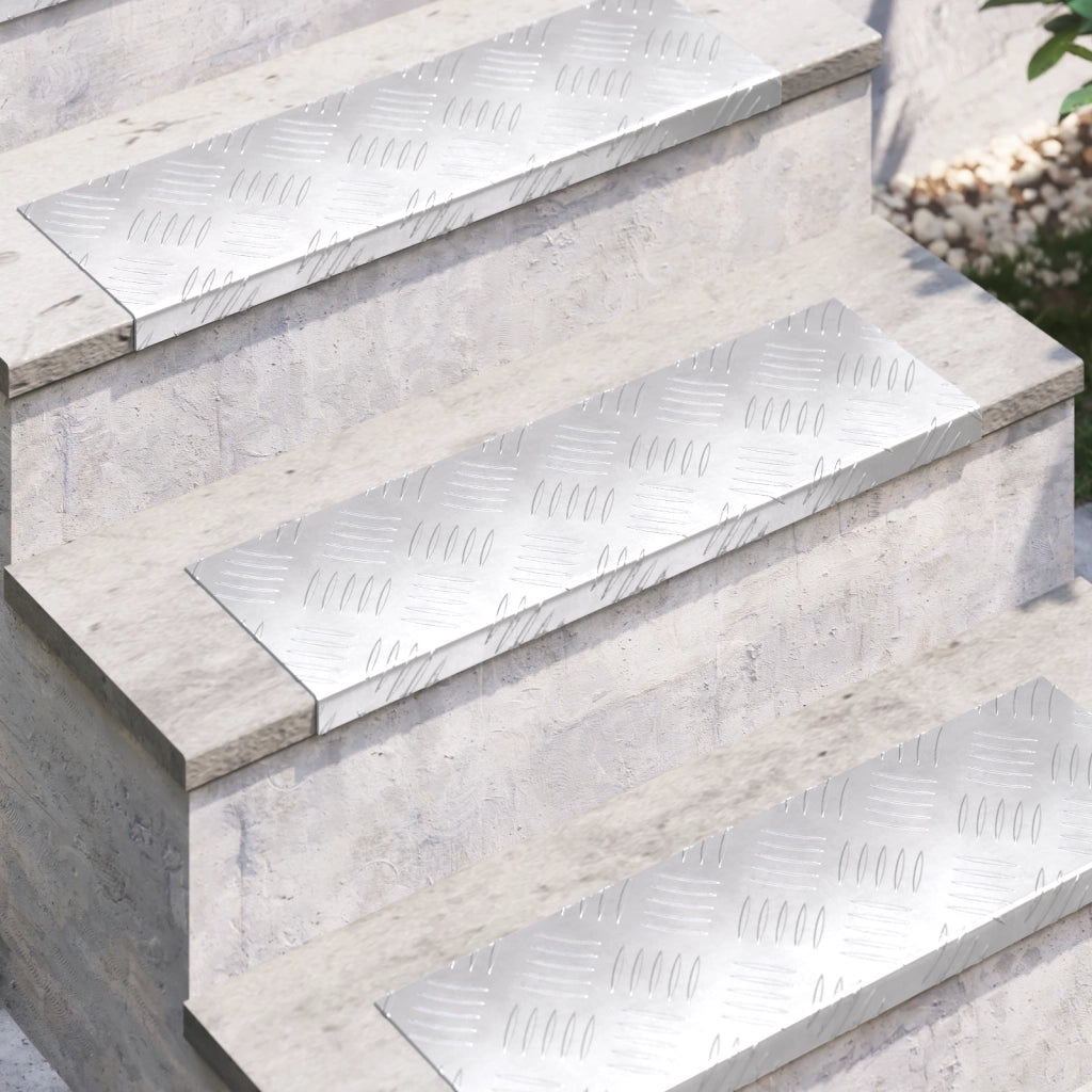 Tappeti per scale in alluminio - set da 15, antiscivolo, 60x18 cm