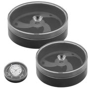 Doppio contenitore di conservazione trasportabile - cassetti orologio - impermeabile - resistente ai graffi - attrezzatura da viaggio - 2 pezzi - contenitore orologio