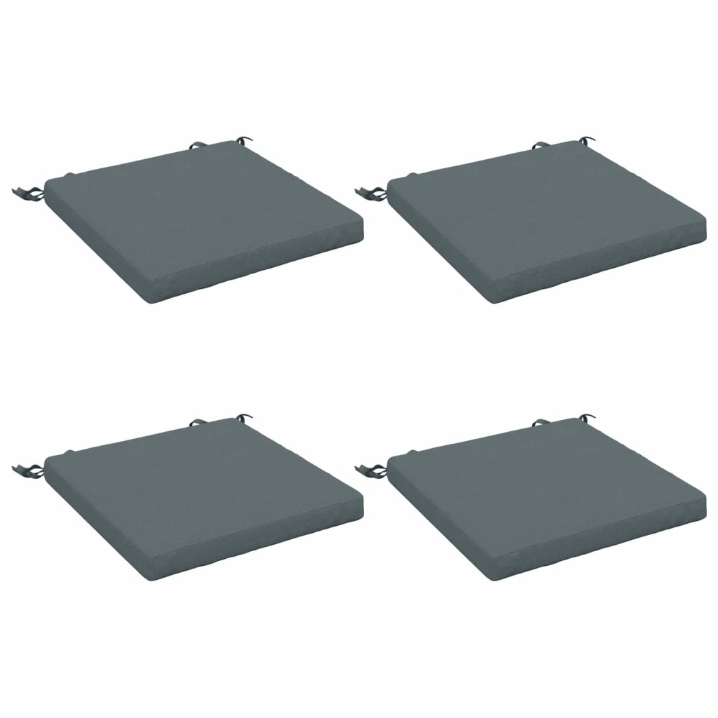 Cuscini per Sedia in 4 Pezzi SOEST 4 pz 100% Poliestere Blu 944445