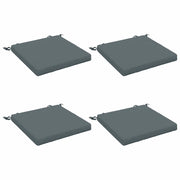 Cuscini per Sedia in 4 Pezzi SOEST 4 pz 100% Poliestere Blu 944445