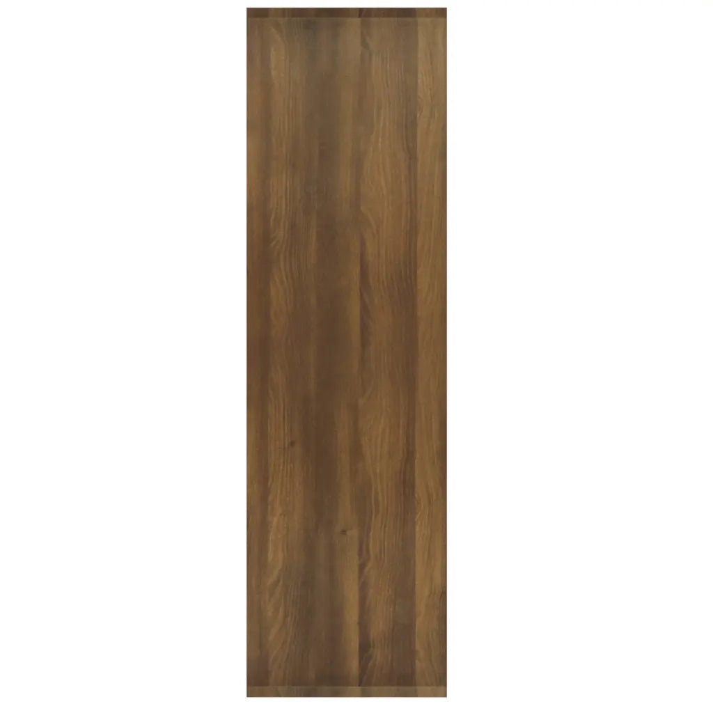 Libreria/Divisorio Rovere Marrone 80x30x103cm Legno Multistrato
