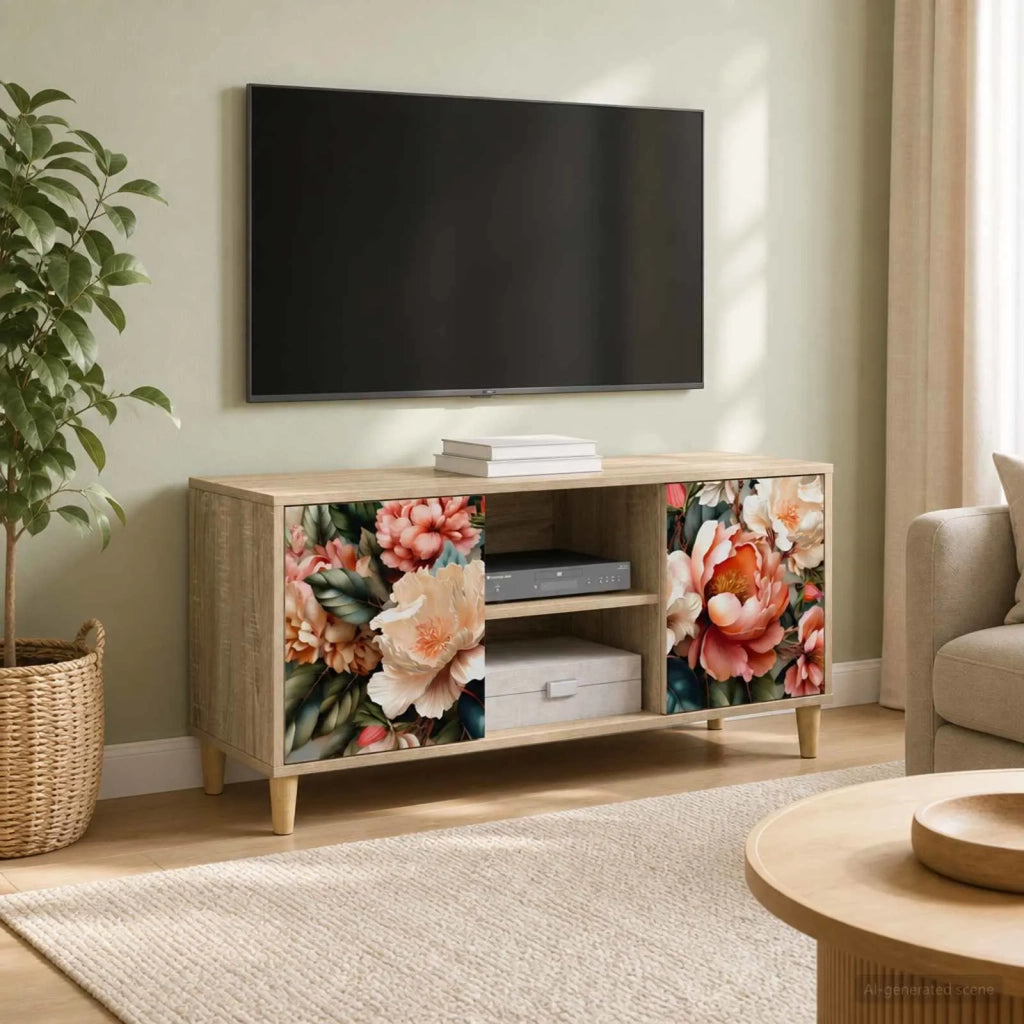 Mobile TV BORNE 102 x 33 x 50 cm Sonoma Legno ingegnerizzato 8007036