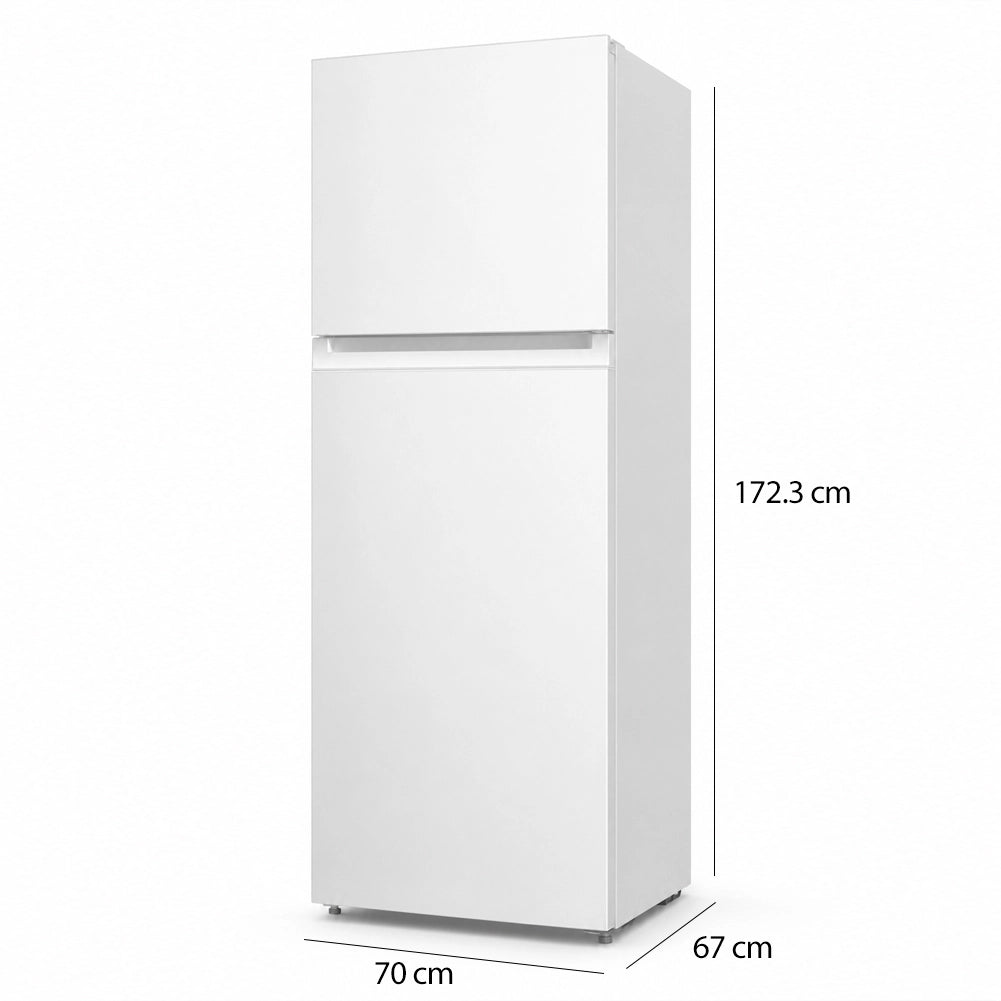 Frigorifero Bianco 413L con Congelatore Tecnologia No Frost Frigo 70x67x172.3 cm