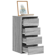Cassettiera Angolare Grigio Sonoma 40x41x76cm Legno Multistrato 852866