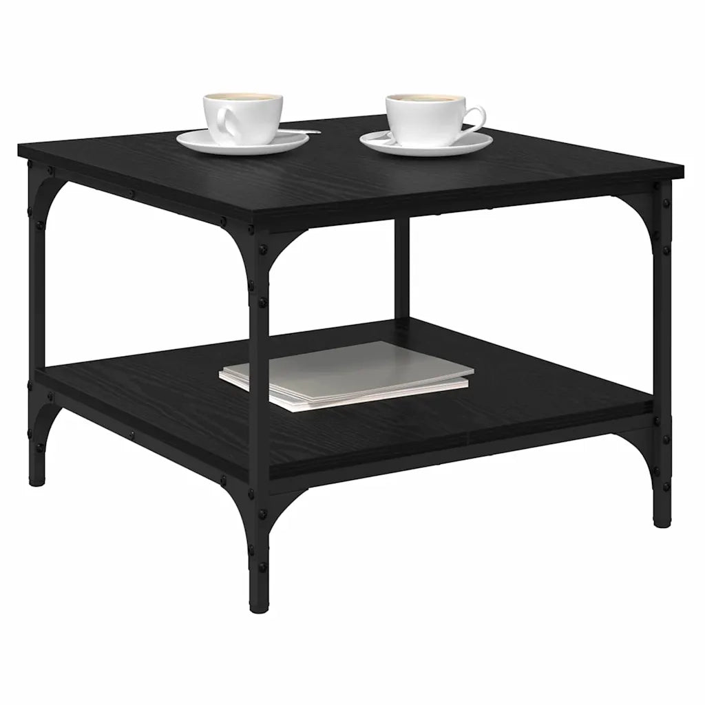 Tavolino da salotto Rovere Nero 55 x 55 x 40 cm 881901
