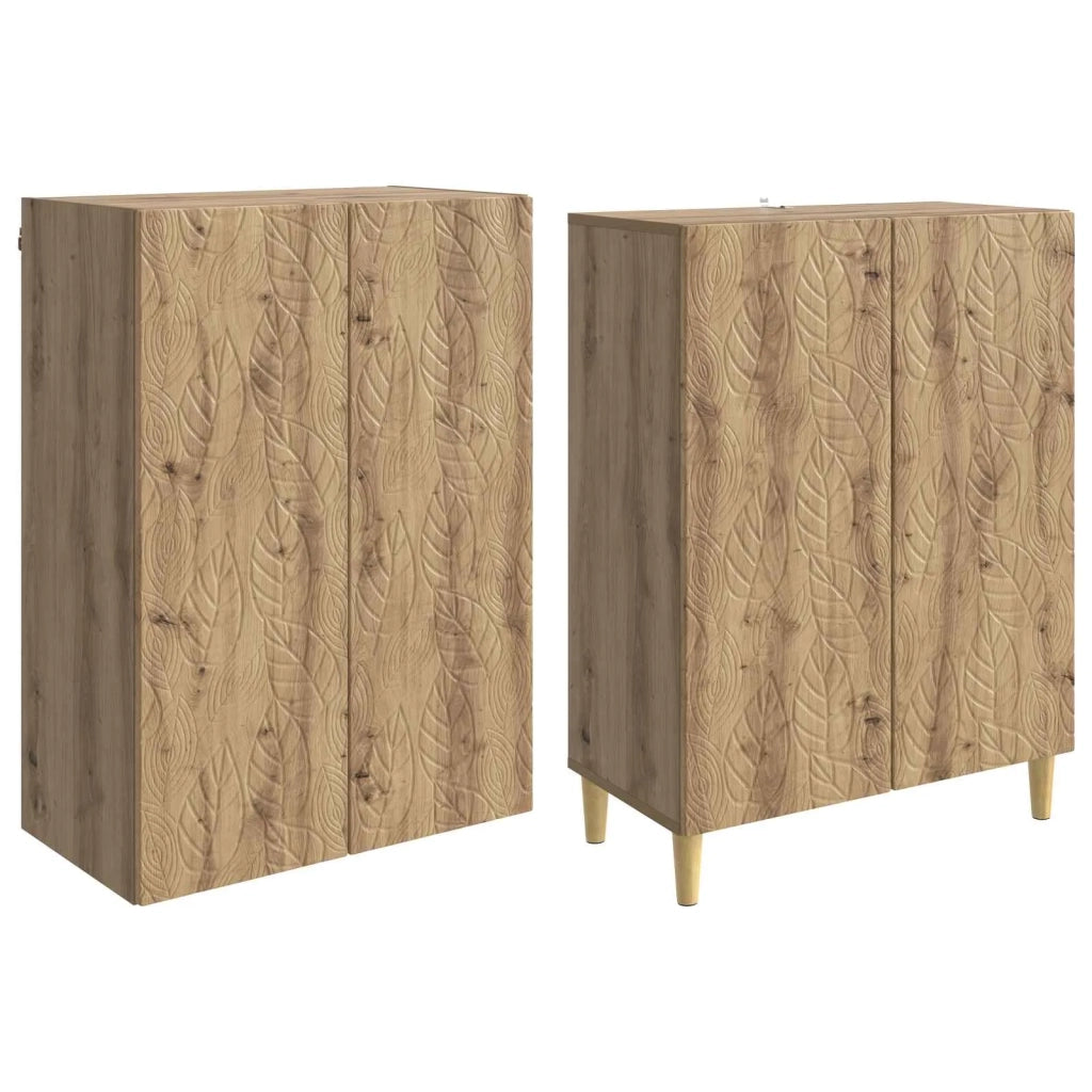 Set di armadi 2 pcs Rovere Artigianale Legno ingegnerizzato 3416708