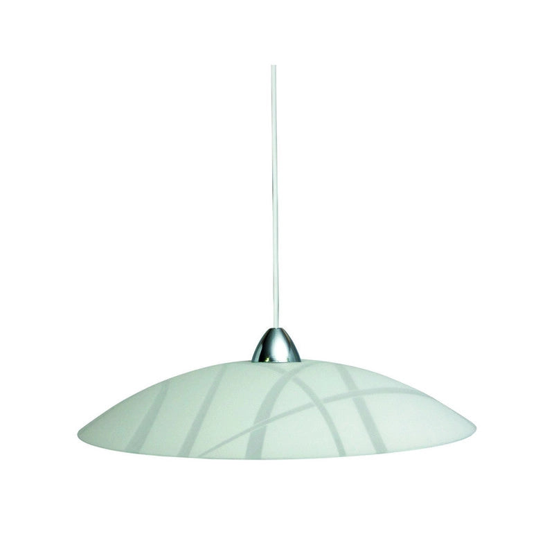 LAMPADA SOSP DARIO D 50 CM 1 LUCE E27 M BI-CR- 1,0 pz