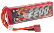XCell LiPo Cracker 7,4 V/2100 mAh 2S1P, 35C, presa a T