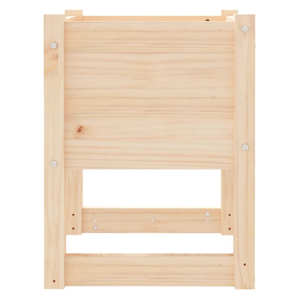 Fioriere 2 pz 40x40x52,5 cm in Legno Massello di Pino 822108