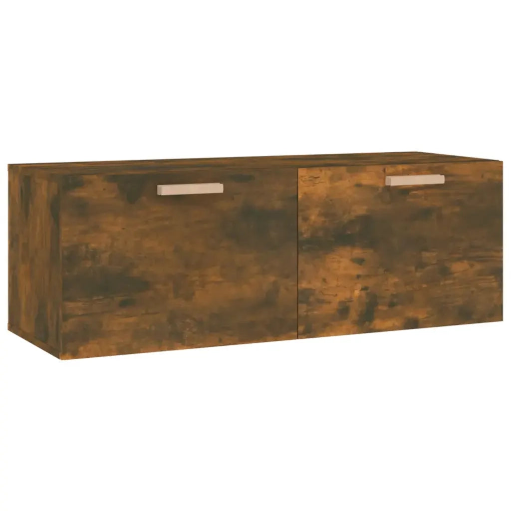 Mobile Pensile Rovere Fumo 100x36,5x35 cm Legno Multistrato cod mxl 39060