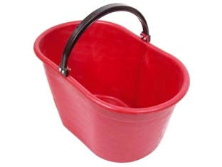CESTA OVALE PER RACCOLTA MANICO PLASTICA LT.20- - capacitÃE lt.20, cm.54x34x23h. - 5 pezzi