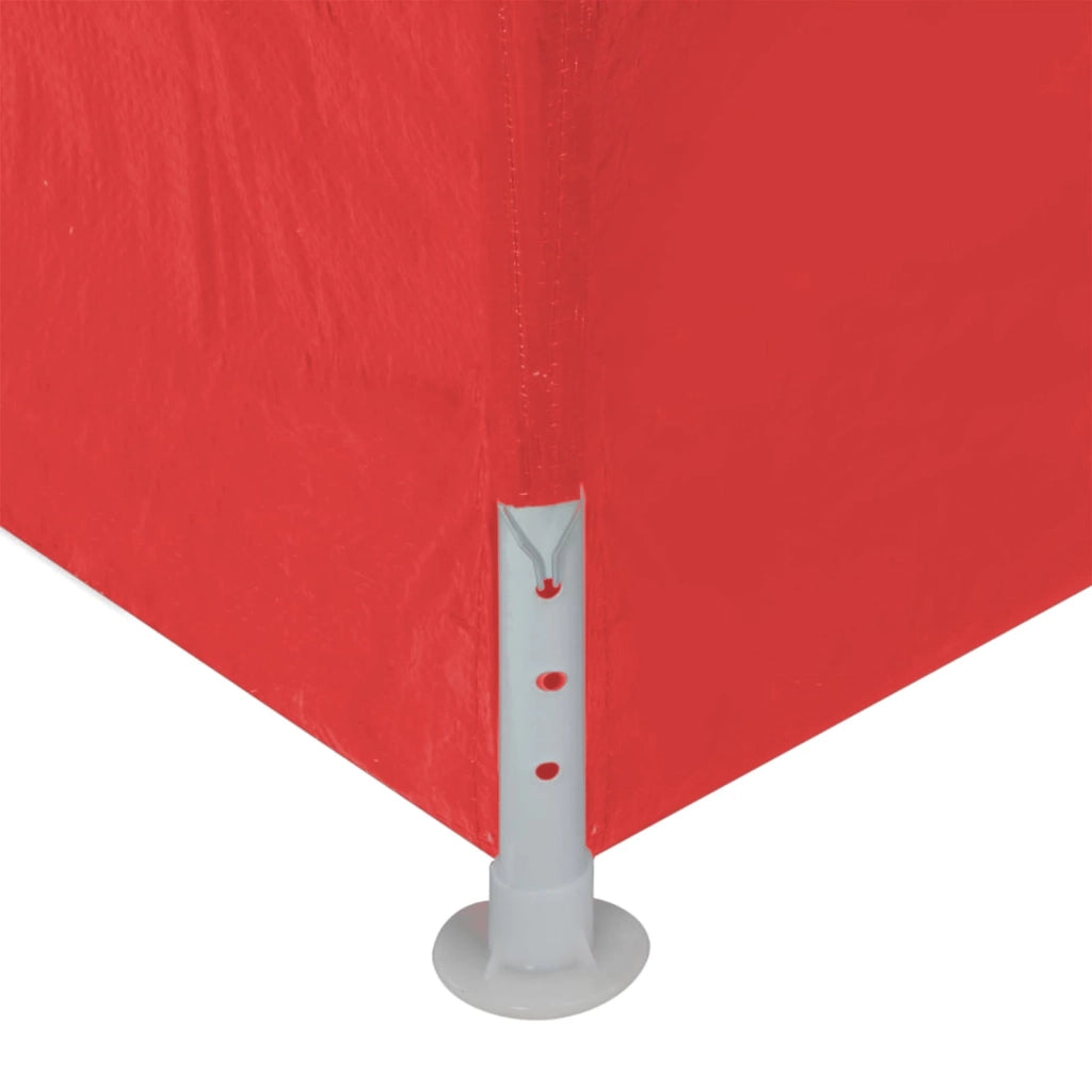 Tenda Party 1200 x 300 x 255 cm Rosso PE e Acciaio 42033002