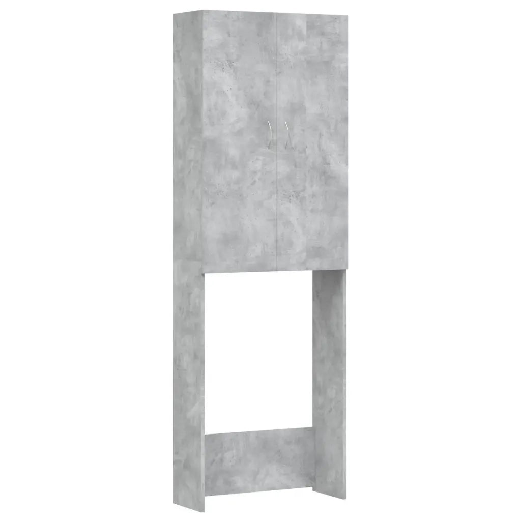 Mobile per Lavatrice Grigio Cemento 64x25,5x190 cmcod mxl 97317