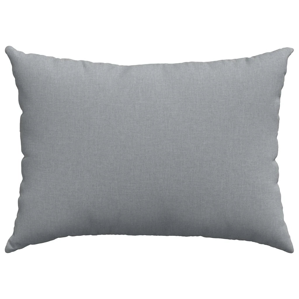 Cuscini da Divano 2 pz | Cuscini per sedie Grigio chiaro 70 x 50 cm Tessuto