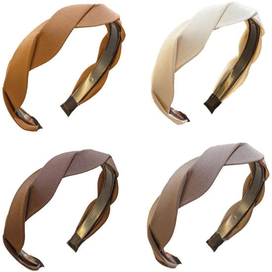 Cinturini per Capelli a Trecce - Design - Cintura Larga per Capelli - Accessori Antiscivolo - Comodi e Stilizzanti - Adatti a Diverse Occasioni - Ideale Regalo