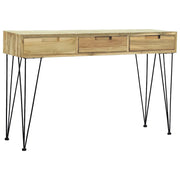 Tavolo Consolle 120x35x76 cm in Legno Massello di Teak cod mxl 18769