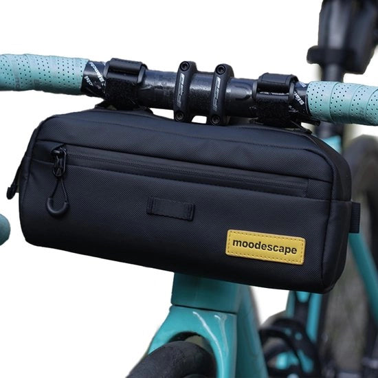 Sacchetto da bicicletta, 2,5 litri, impermeabile - Realizzato con poliestere riciclato robusto - Apribile con una mano - Cintura regolabile - Adatto per bici da gravel, biciclette da corsa, mountain bike