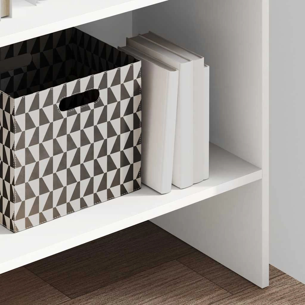 Libreria Bianca 60x35x180 cm in Legno Multistratocod mxl 102983