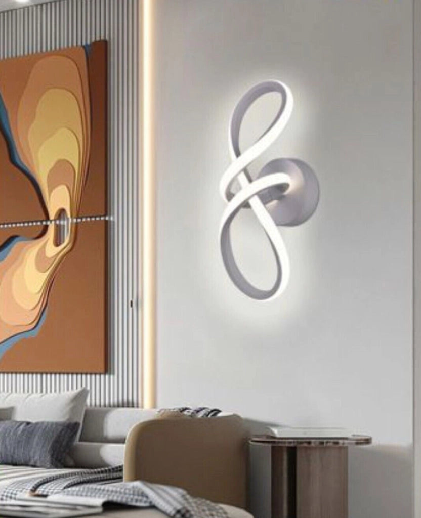 Applique Moderno a LED Lampada da muro Parete 13W simbolo Infinito 1170 Lumen
