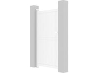 Cancello in alluminio "Lola" - 101.2 x 180.9 cm - Bianco